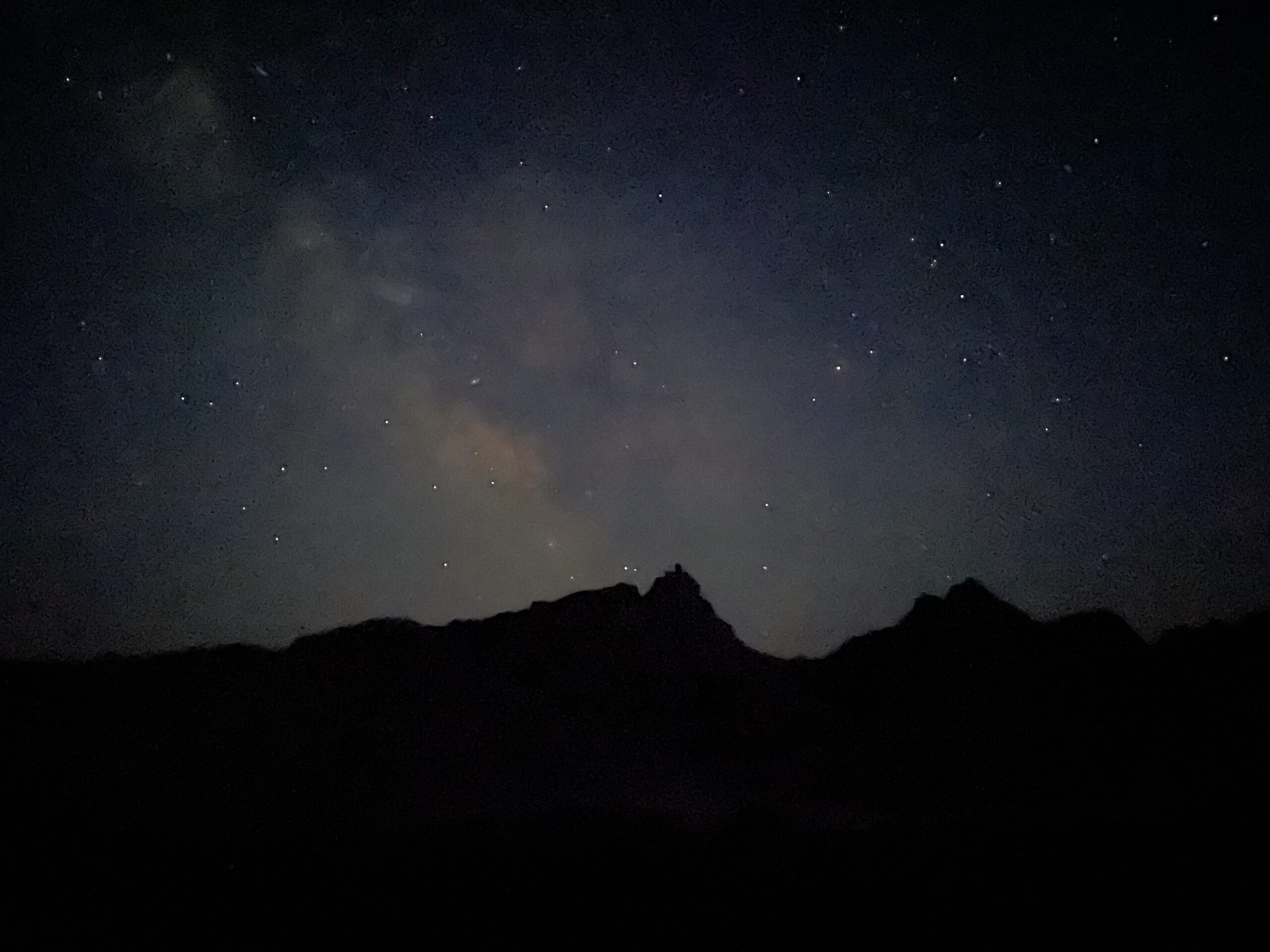 Milky Way Galaxy in the Badlands