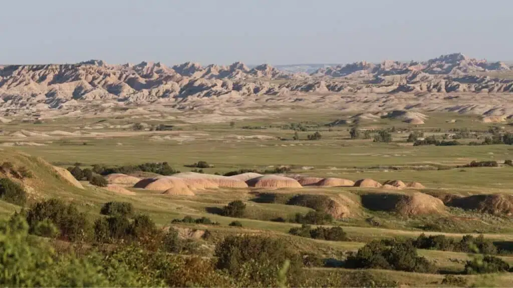 Badlands sunset and night sky 28 1